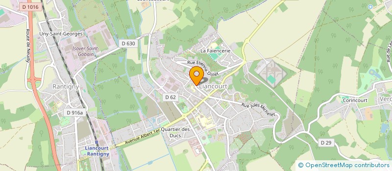 localisation de l'entreprise ROMANCE ANIMATION  LIANCOURT