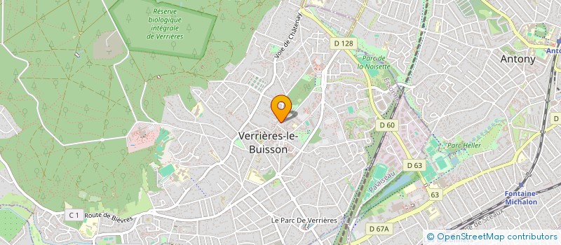 localisation de l'entreprise ROMANCE FLORALE à VERRIERES-LE-BUISSON