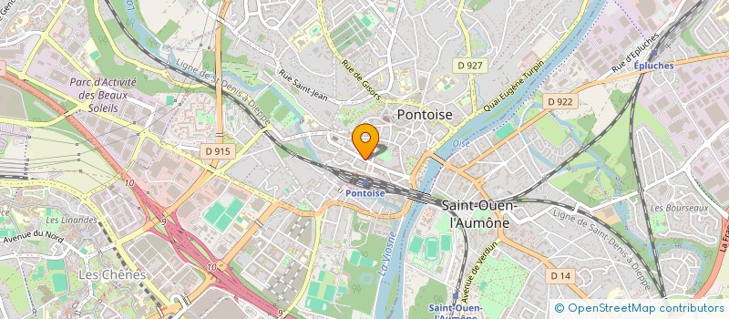localisation de l'entreprise ROMANCE MELODIE TELEVISION à PONTOISE