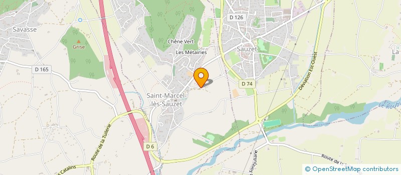 localisation de l'entreprise ROMANCES D'AUTREFOIS  SAINT-MARCEL-LES-SAUZET