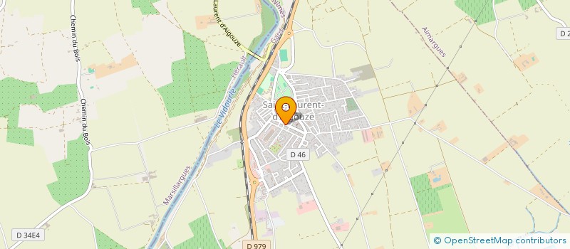 localisation de l'entreprise ROMANE  SAINT-LAURENT-D'AIGOUZE