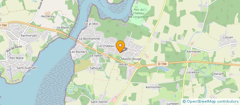 localisation de l'entreprise ROMANE à KERVIGNAC