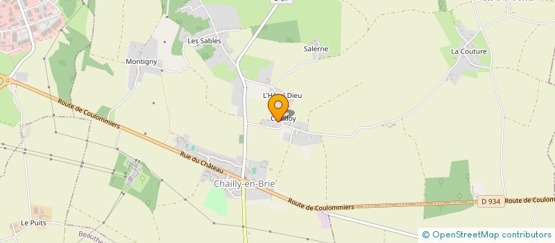 localisation de l'entreprise ROMANE  CHAILLY-EN-BRIE