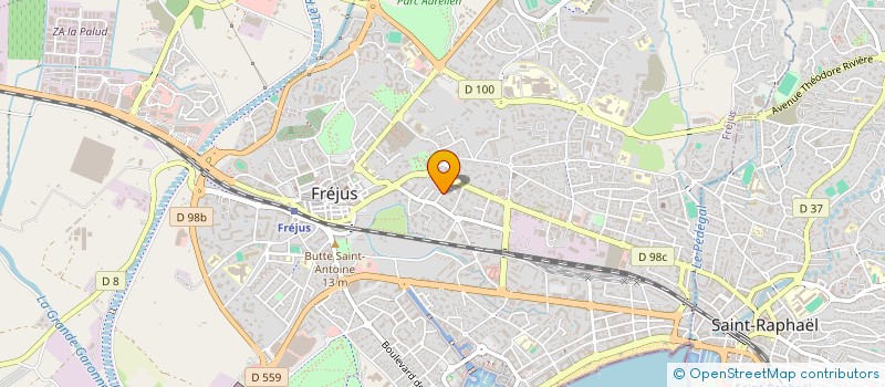 localisation de l'entreprise ROMANE à FREJUS