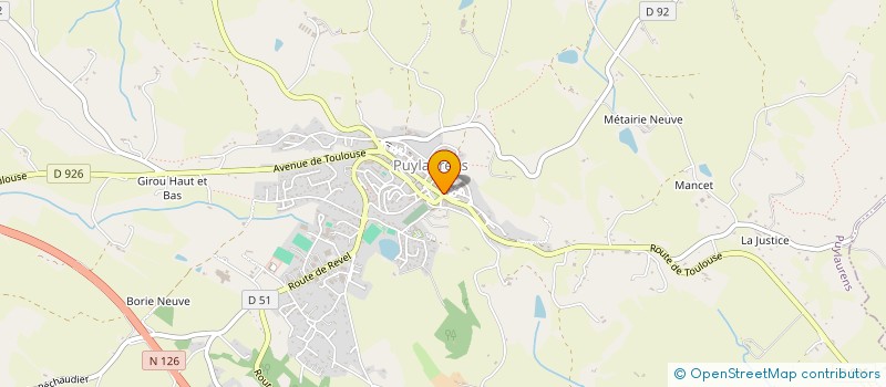 localisation de l'entreprise ROMANE à PUYLAURENS