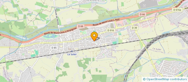 localisation de l'entreprise ROMANE  LE SOLER