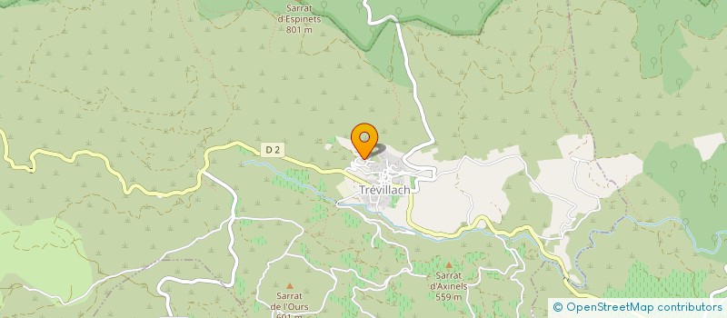 localisation de l'entreprise ROMANE  TREVILLACH