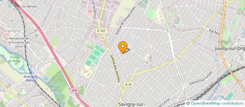 localisation de l'entreprise ROMANE ALIASON  SAVIGNY-SUR-ORGE