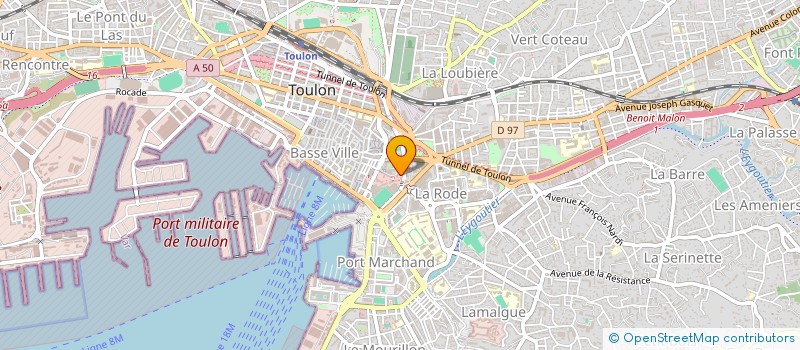 localisation de l'entreprise ROMANE CAFE  TOULON
