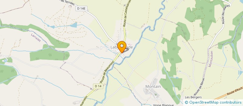 localisation de l'entreprise ROMANE.D  LABOURGADE