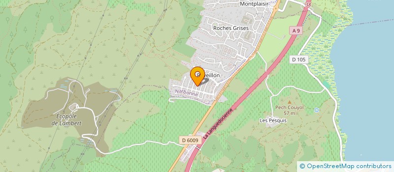 localisation de l'entreprise ROMANE ET LOUIS à NARBONNE