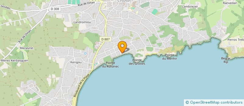 localisation de l'entreprise ROMANE IMMOBILIER  LANVEOC