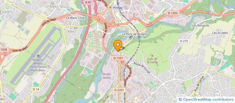 localisation de l'entreprise ROMANE INFLUENCE à ANNECY
