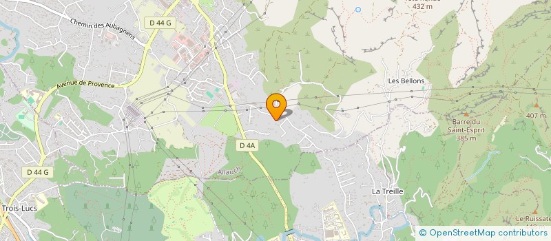 localisation de l'entreprise ROMANE INVEST  ALLAUCH