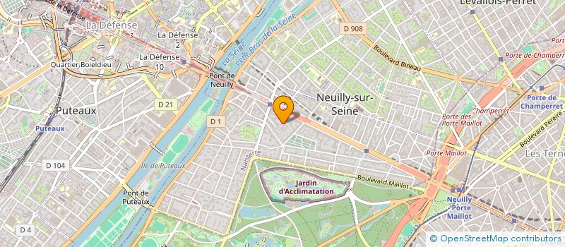 localisation de l'entreprise ROMANE RE à NEUILLY-SUR-SEINE
