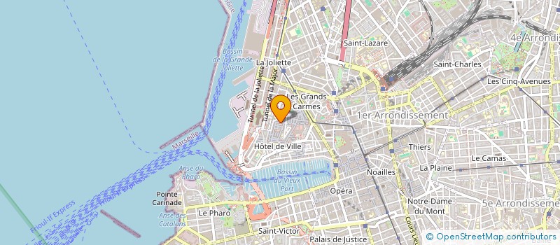localisation de l'entreprise ROMANE SCI à MARSEILLE