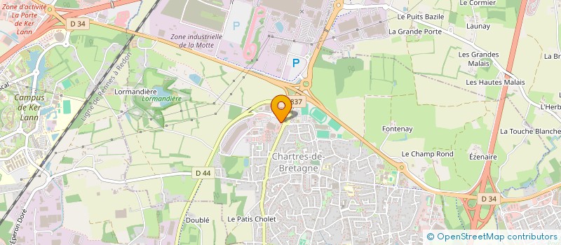 localisation de l'entreprise ROMANEMA  CHARTRES-DE-BRETAGNE