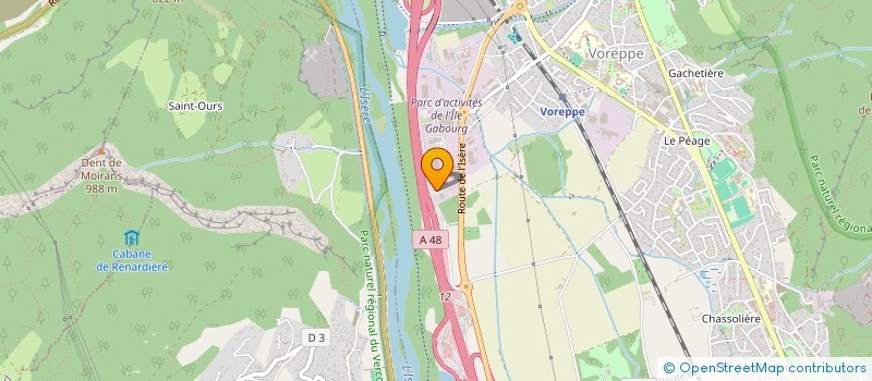 localisation de l'entreprise ROMANET  VOREPPE