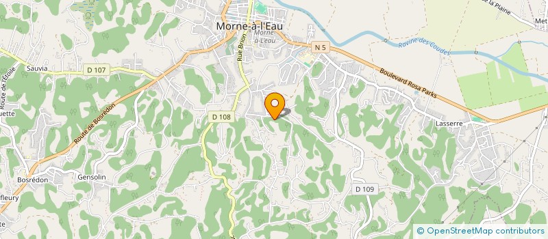 localisation de l'entreprise ROMANET  MORNE-A-L'EAU
