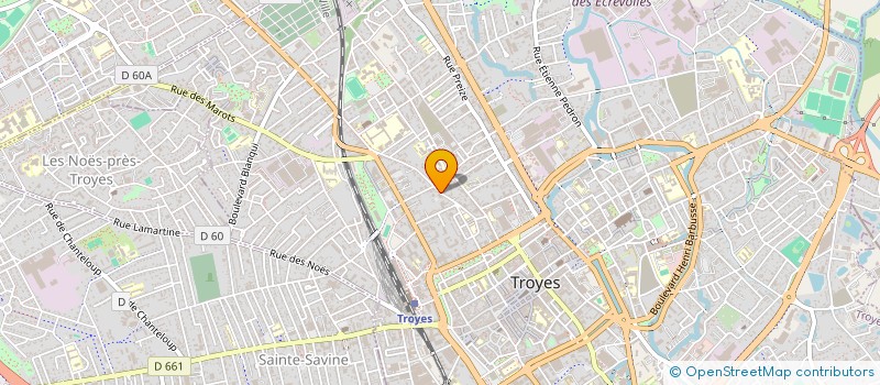 localisation de l'entreprise ROMANI CONSEIL à TROYES