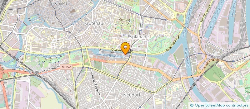 localisation de l'entreprise ROMANIA CAMION SERVICE à STRASBOURG