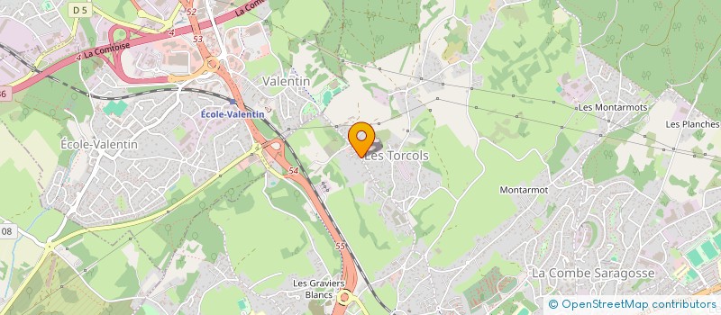 localisation de l'entreprise ROMANN  ECOLE-VALENTIN