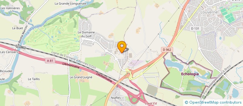 localisation de l'entreprise ROMANNE  CHANGE