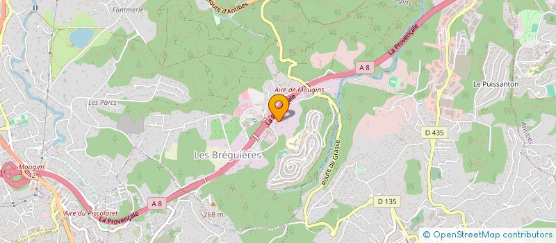 localisation de l'entreprise ROMANO à MOUGINS