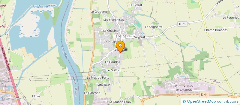 localisation de l'entreprise ROMANO CONSTRUCTION à FAREINS