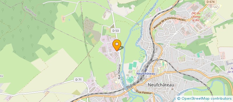 localisation de l'entreprise ROMANO JULIEN à NEUFCHATEAU