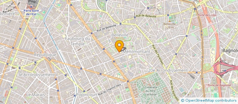 localisation de l'entreprise ROMANO PROD  PARIS