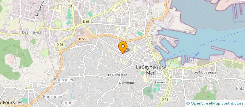 localisation de l'entreprise ROMANOV à LA SEYNE-SUR-MER