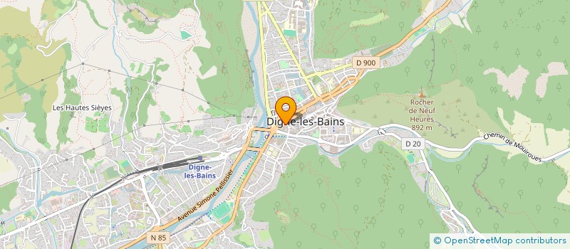 localisation de l'entreprise ROMANS CONFORT CHAUSSURES à DIGNE-LES-BAINS