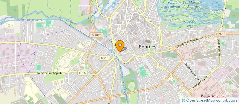 localisation de l'entreprise ROMANTIKA  BOURGES