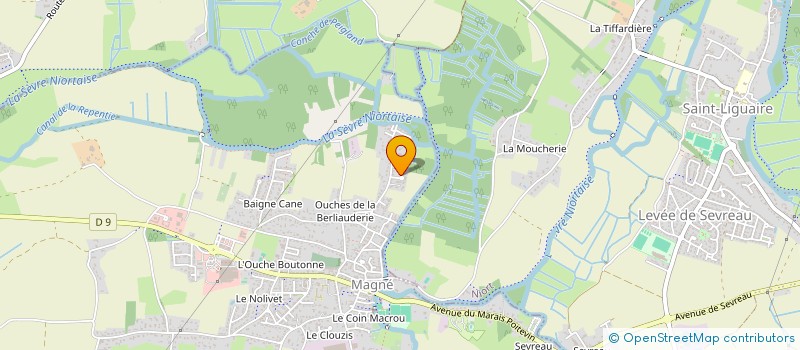 localisation de l'entreprise ROMANTO  MAGNE