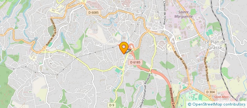 localisation de l'entreprise ROMANUELLE EVENEMENTS  GRASSE