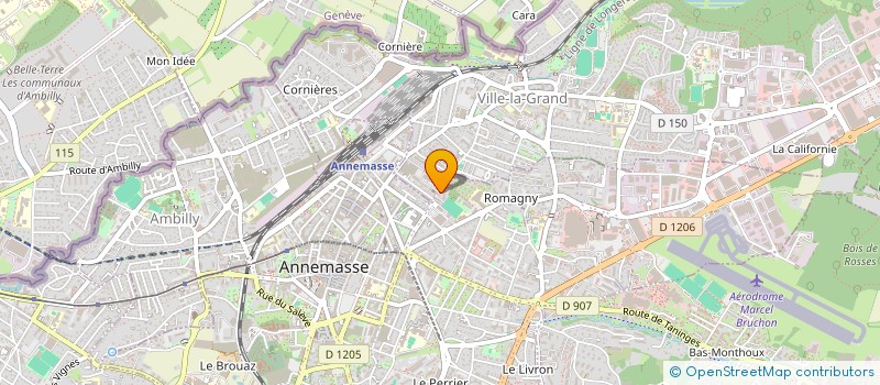 localisation de l'entreprise ROMAOR à ANNEMASSE