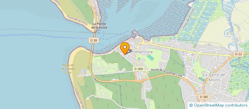 localisation de l'entreprise ROMAR  LA BARRE-DE-MONTS