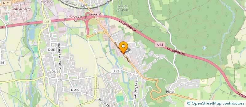 localisation de l'entreprise ROMAR  BARBAZAN-DEBAT