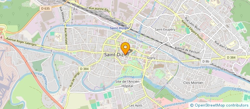 localisation de l'entreprise ROMAR à SAINT-DIZIER
