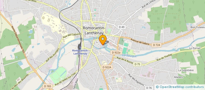 localisation de l'entreprise ROMARAY  ROMORANTIN-LANTHENAY