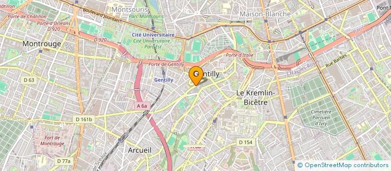localisation de l'entreprise ROMAREST à GENTILLY