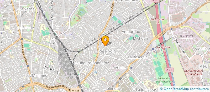 localisation de l'entreprise ROMARIC à TOULOUSE