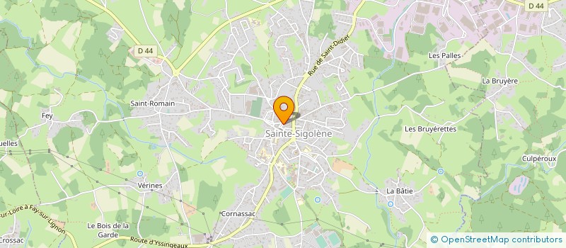 localisation de l'entreprise ROMARIC  SAINTE-SIGOLENE