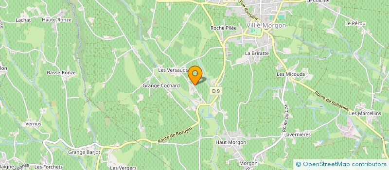 localisation de l'entreprise ROMARIC AUFRANC à VILLIE-MORGON