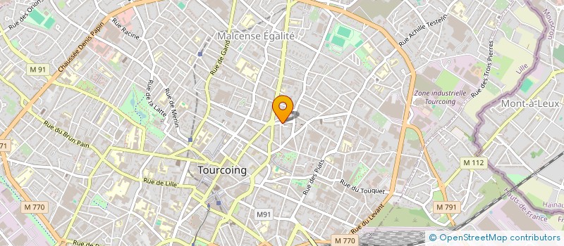 localisation de l'entreprise ROMARIN 2  TOURCOING