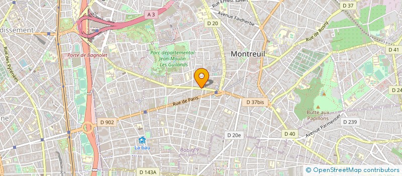 localisation de l'entreprise ROMARIN à MONTREUIL