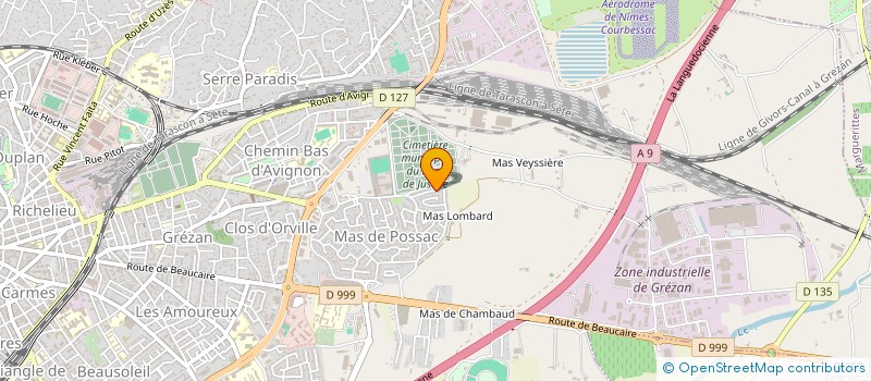 localisation de l'entreprise ROMARIN à NIMES