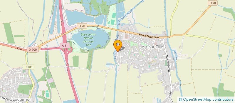 localisation de l'entreprise ROMARIN  ARC-SUR-TILLE