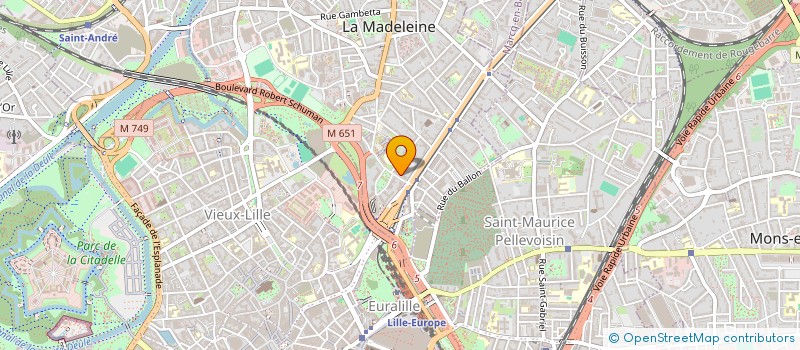 localisation de l'entreprise ROMARIN à LA MADELEINE